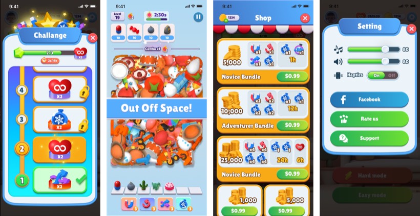Casual Game game UI